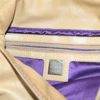 FENDI Mamma Baguette Shoulder Bag Leather Beige 2348 26325 009ep2384