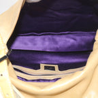 FENDI Mamma Baguette Shoulder Bag Leather Beige 2348 26325 009ep2384