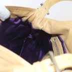 FENDI Mamma Baguette Shoulder Bag Leather Beige 2348 26325 009ep2384