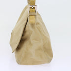 FENDI Mamma Baguette Shoulder Bag Leather Beige 2348 26325 009ep2384