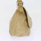 FENDI Mamma Baguette Shoulder Bag Leather Beige 2348 26325 009ep2384