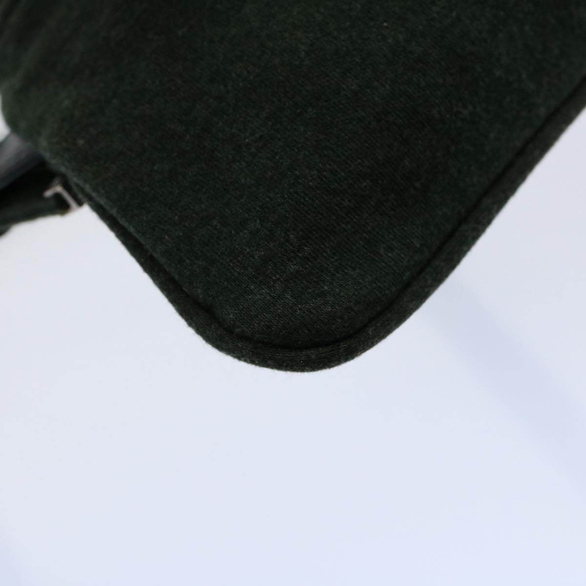 FENDI Mamma Baguette Shoulder Bag Nylon Green 2355 26685 009ep2386