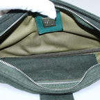 FENDI Mamma Baguette Shoulder Bag Nylon Green 2355 26685 009ep2386