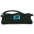 FENDI Mamma Baguette Shoulder Bag Nylon Green 2355 26685 009ep2386