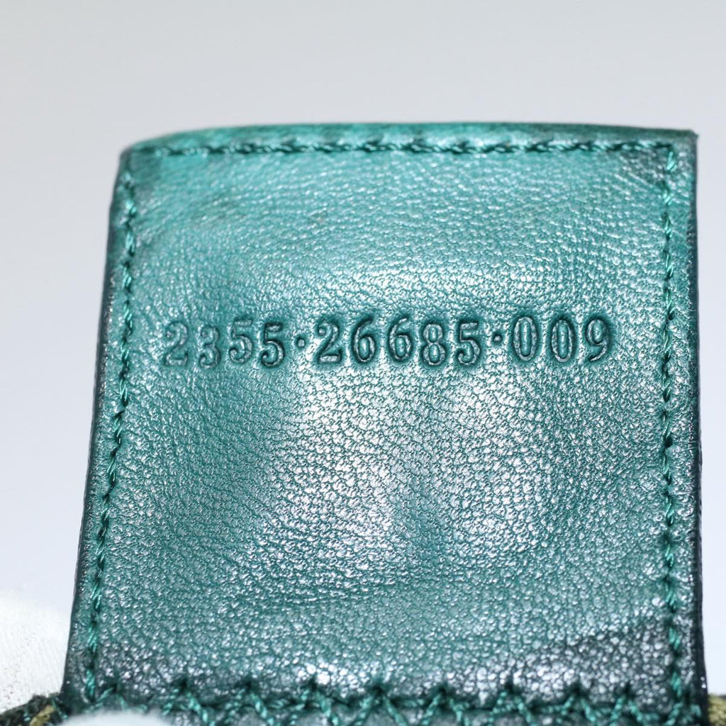 FENDI Mamma Baguette Shoulder Bag Nylon Green 2355 26685 009ep2386