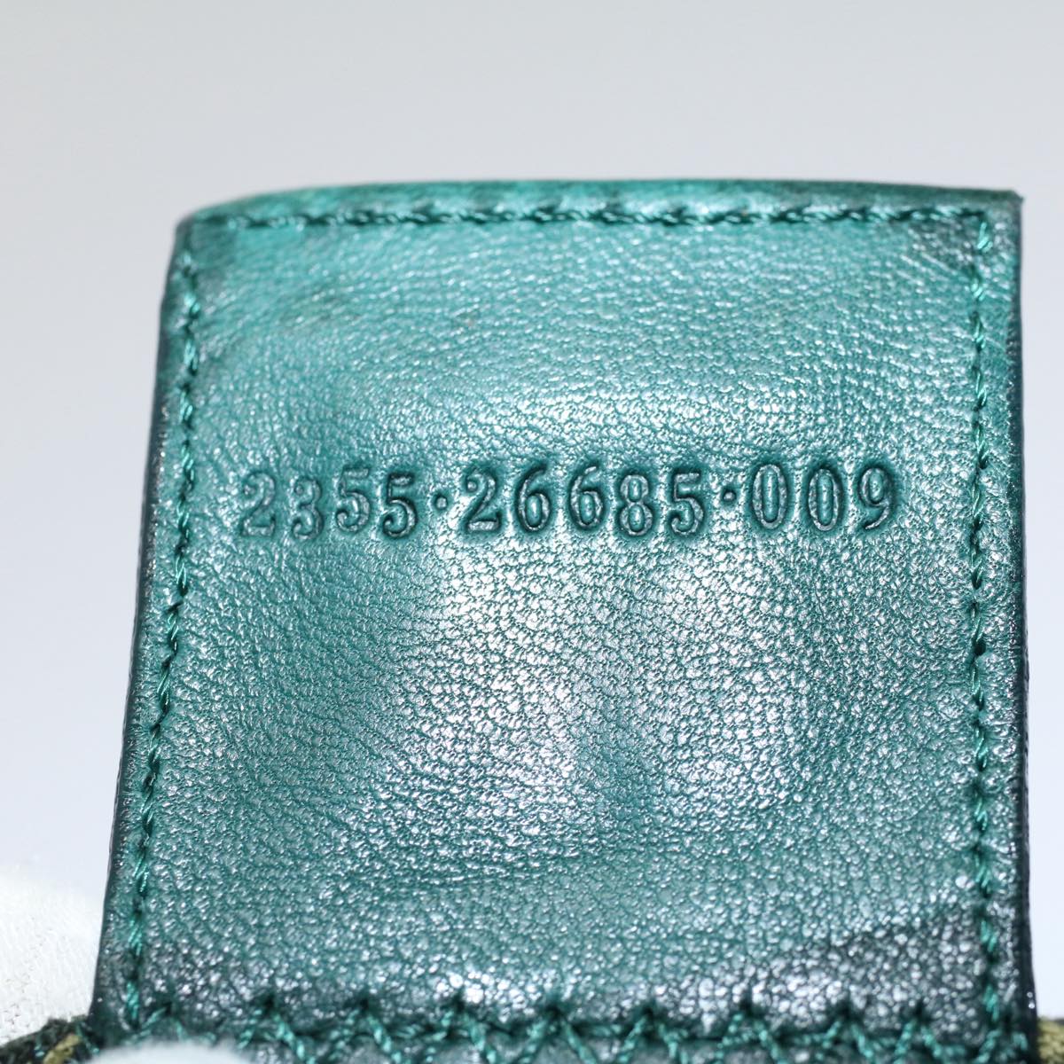 FENDI Mamma Baguette Shoulder Bag Nylon Green 2355 26685 009ep2386