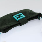 FENDI Mamma Baguette Shoulder Bag Nylon Green 2355 26685 009ep2386