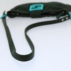 FENDI Mamma Baguette Shoulder Bag Nylon Green 2355 26685 009ep2386