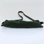 FENDI Mamma Baguette Shoulder Bag Nylon Green 2355 26685 009ep2386