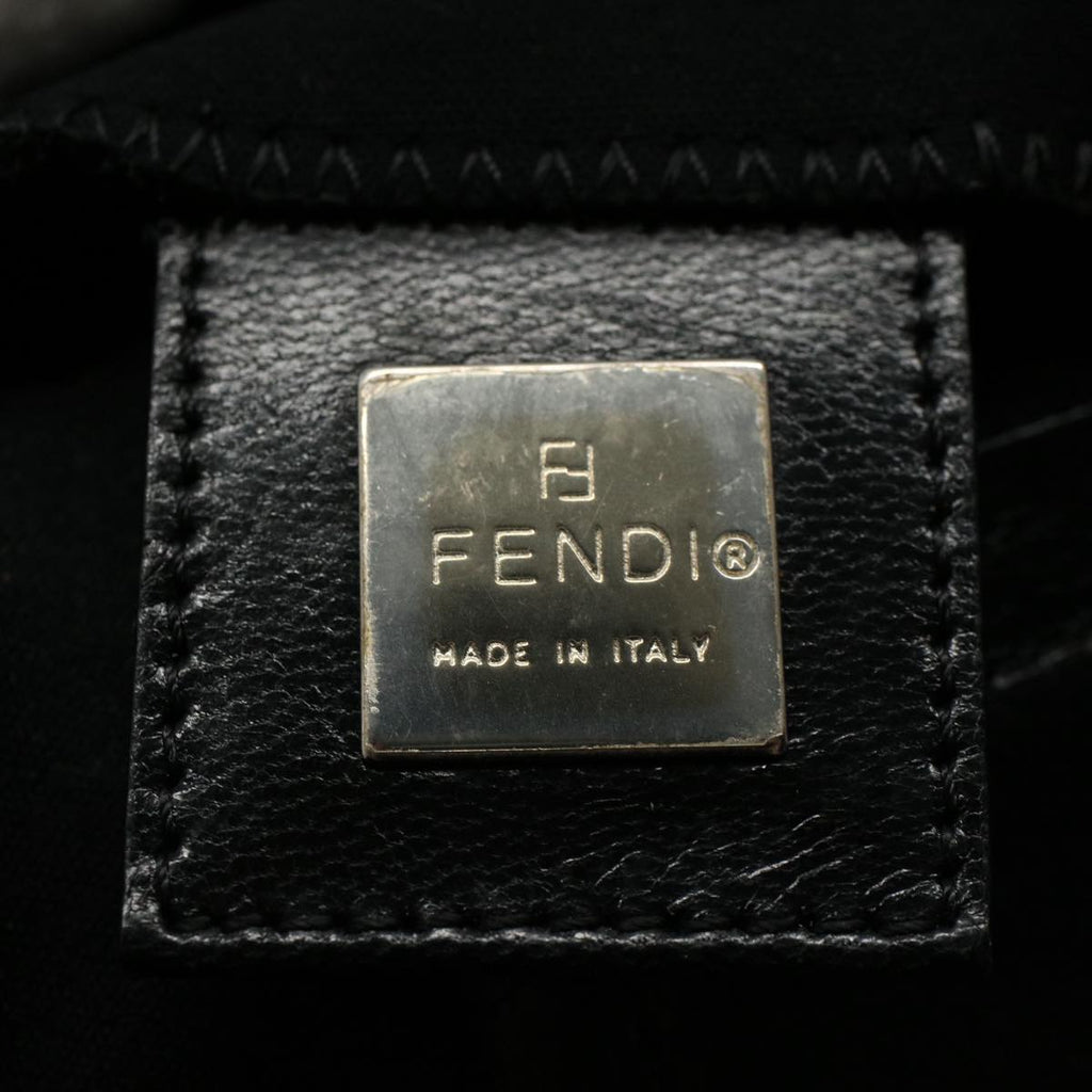 FENDI Mamma Baguette Shoulder Bag Nylon Black 2321 26566 099ep2388