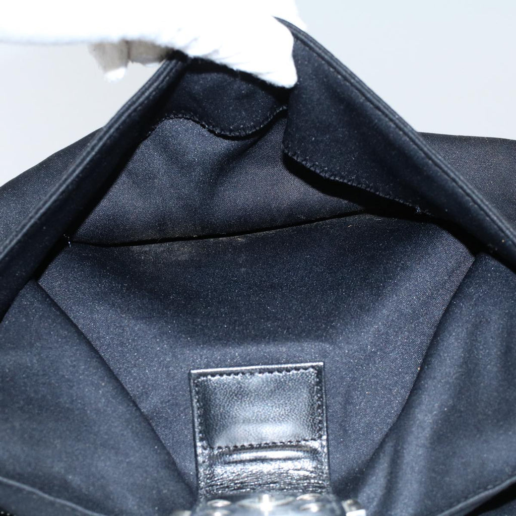 FENDI Mamma Baguette Shoulder Bag Nylon Black 2321 26566 099ep2388