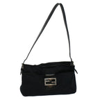 FENDI Mamma Baguette Shoulder Bag Nylon Black 2321 26566 099ep2388