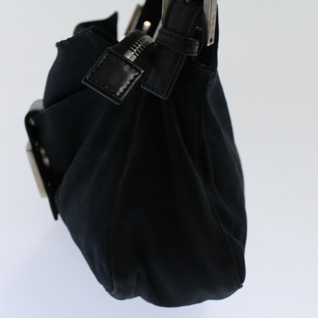 FENDI Mamma Baguette Shoulder Bag Nylon Black 2321 26566 099ep2388