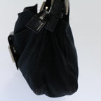 FENDI Mamma Baguette Shoulder Bag Nylon Black 2321 26566 099ep2388