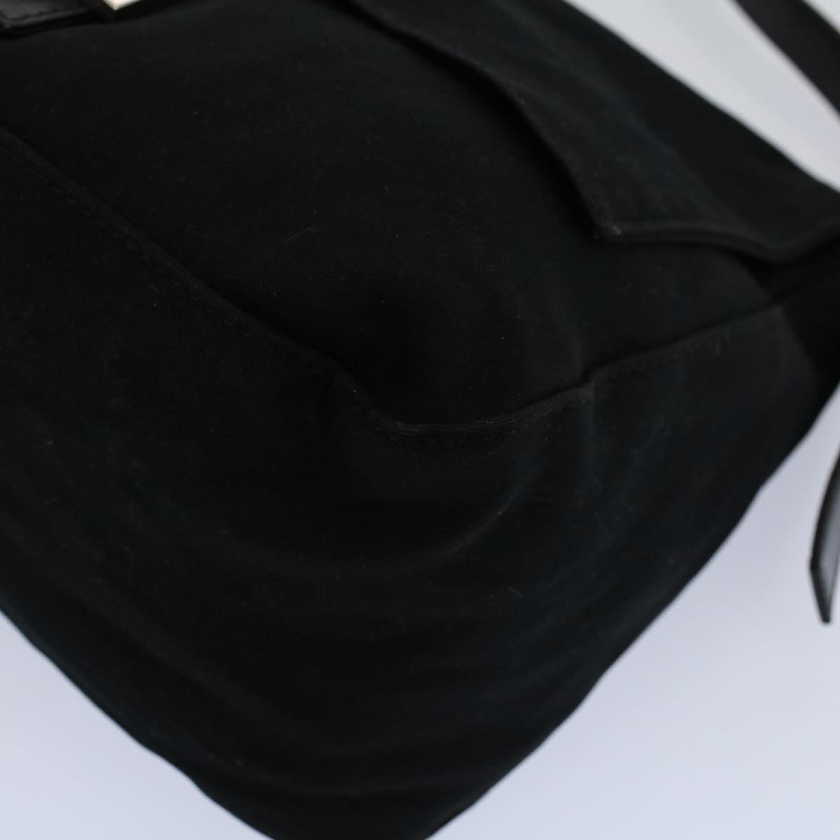 FENDI Mamma Baguette Shoulder Bag Nylon Black 2308 26325 008ep2426