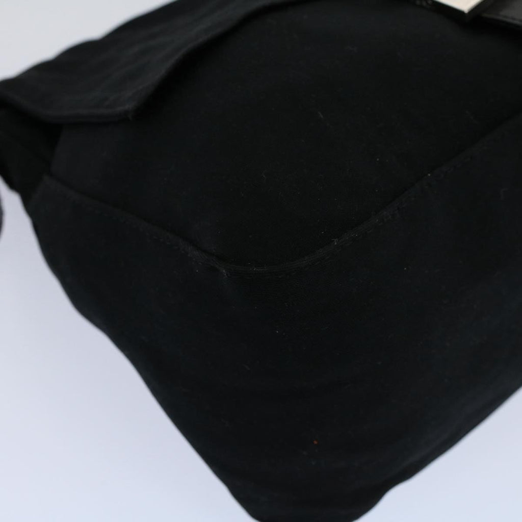 FENDI Mamma Baguette Shoulder Bag Nylon Black 2308 26325 008ep2426