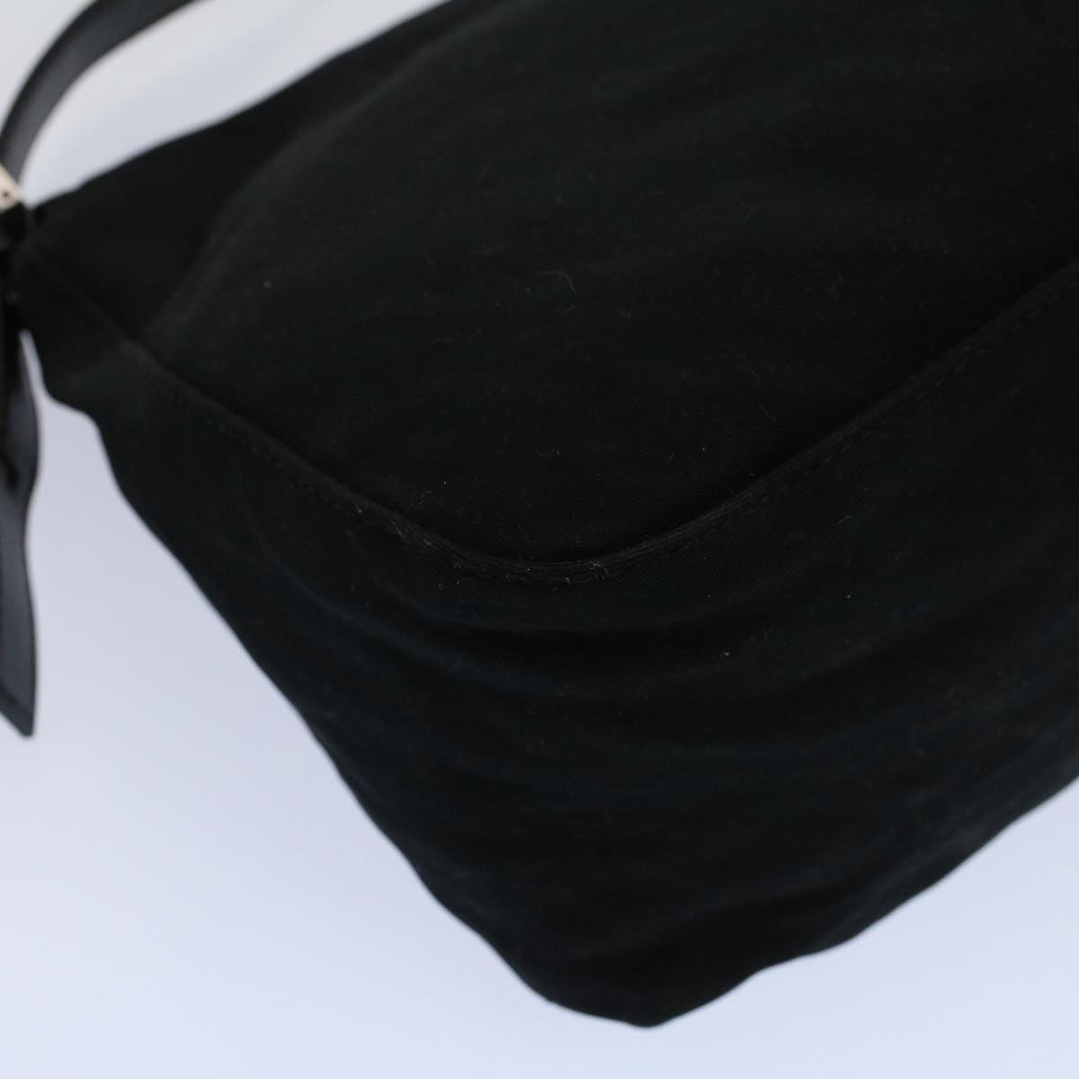 FENDI Mamma Baguette Shoulder Bag Nylon Black 2308 26325 008ep2426