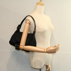 FENDI Mamma Baguette Shoulder Bag Nylon Black 2308 26325 008ep2426