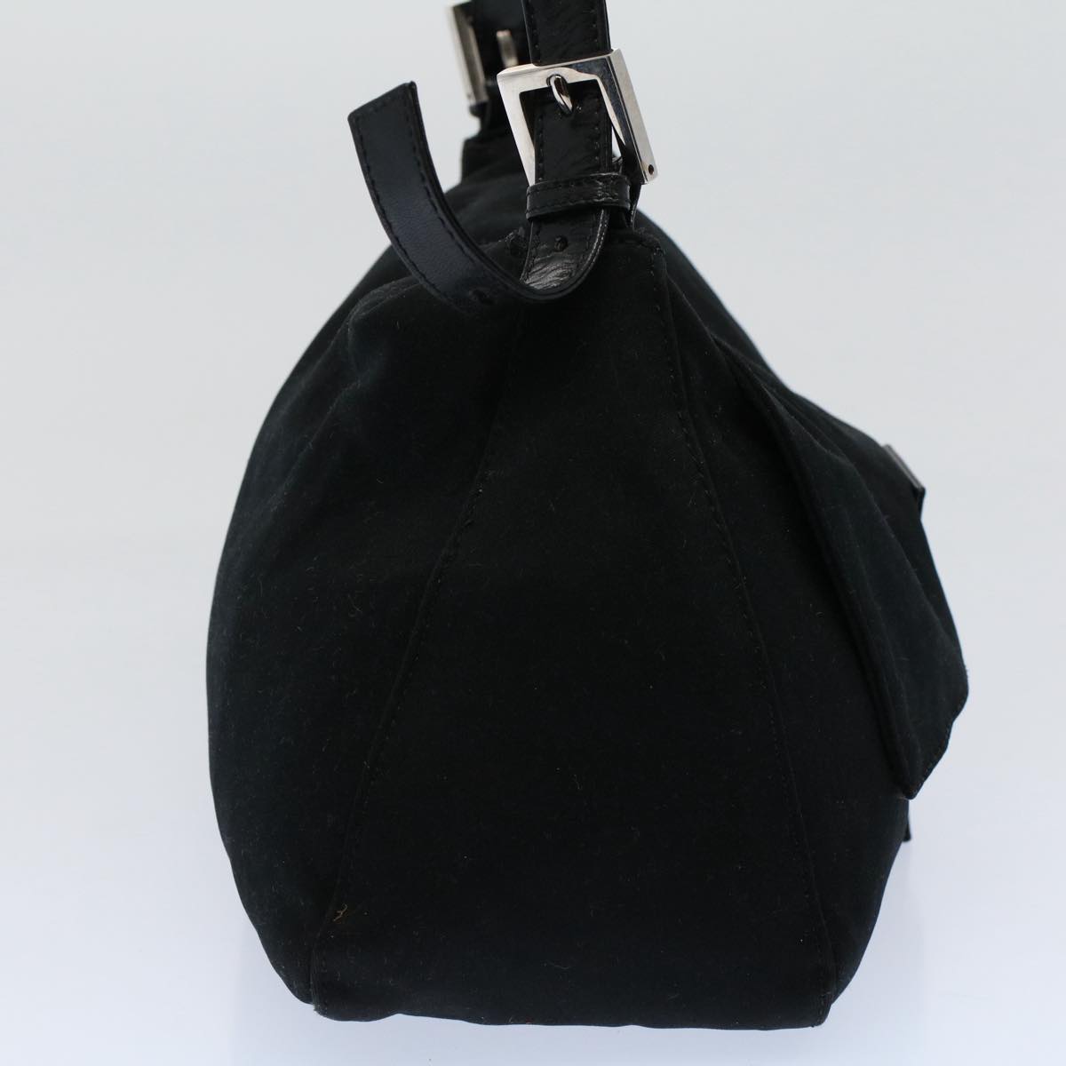 FENDI Mamma Baguette Shoulder Bag Nylon Black 2308 26325 008ep2426