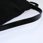 FENDI Mamma Baguette Shoulder Bag Nylon Black 2308 26325 008ep2426