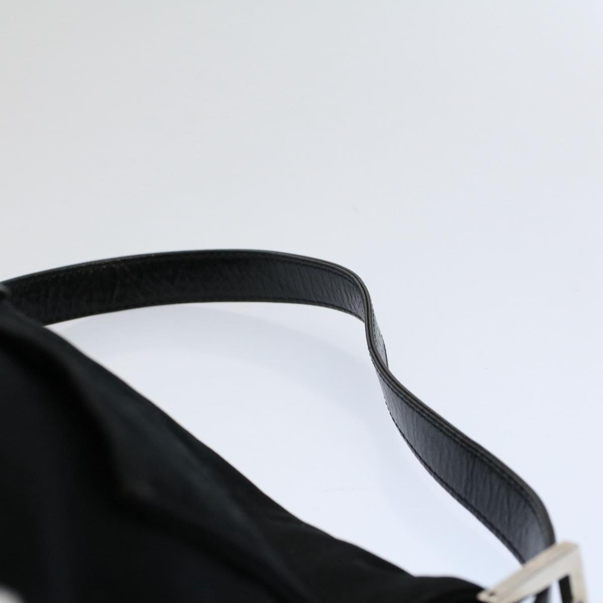 FENDI Mamma Baguette Shoulder Bag Nylon Black 2308 26325 008ep2426