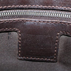 FENDI Zucca Canvas Mamma Baguette Shoulder Bag Black Brownep2428