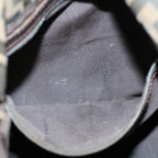 FENDI Zucca Canvas Mamma Baguette Shoulder Bag Black Brownep2428