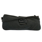FENDI Mamma Baguette Shoulder Bag Cotton Gray 2354 26685 099ep2430