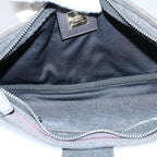 FENDI Mamma Baguette Shoulder Bag Cotton Gray 2354 26685 099ep2430