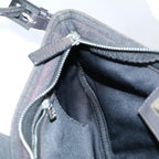 FENDI Mamma Baguette Shoulder Bag Cotton Gray 2354 26685 099ep2430