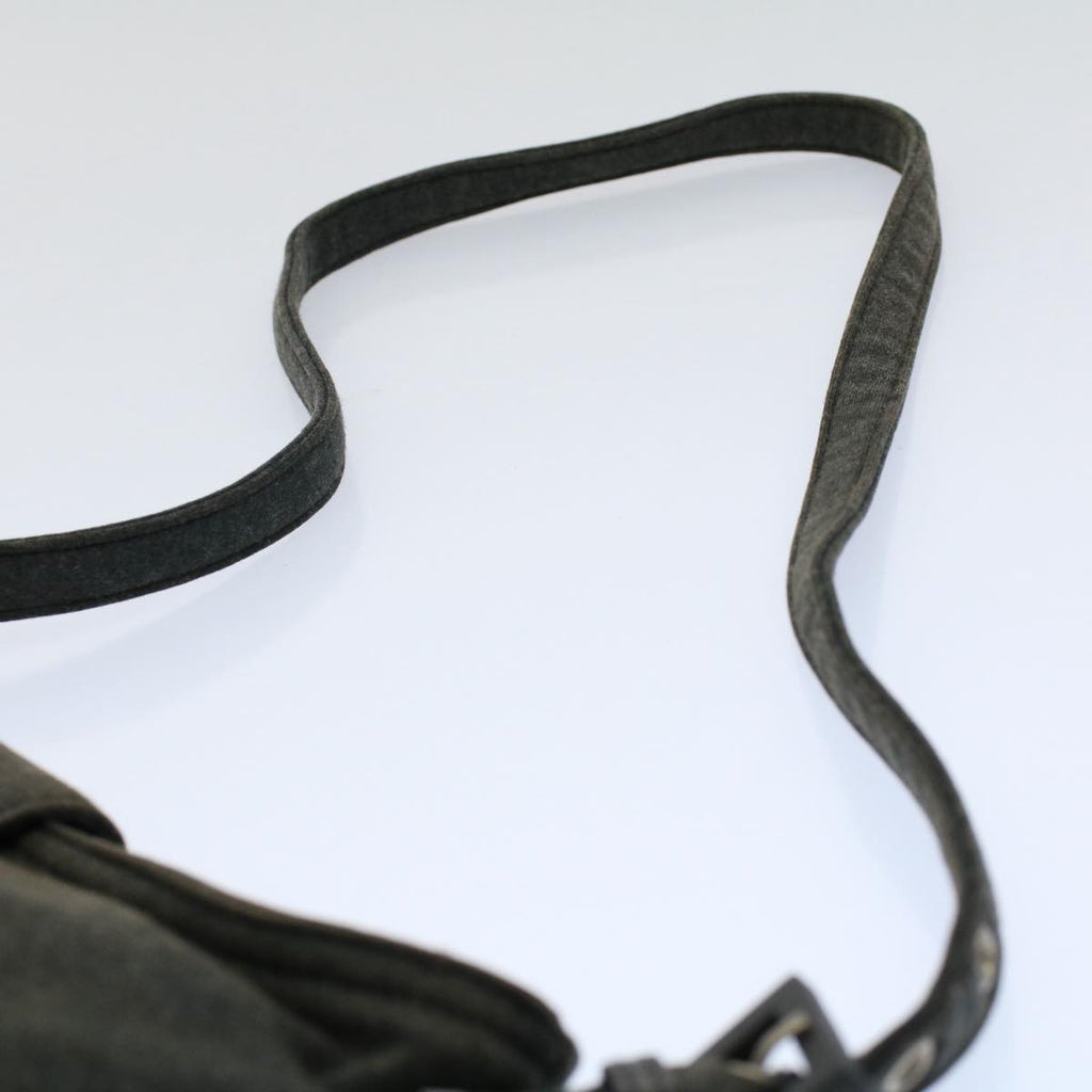 FENDI Mamma Baguette Shoulder Bag Cotton Gray 2354 26685 099ep2430