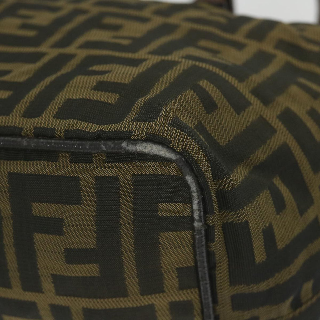 FENDI Zucca Canvas Tote Bag Black Brown 2241 26634 099ep2431