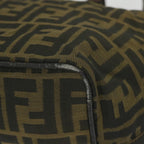 FENDI Zucca Canvas Tote Bag Black Brown 2241 26634 099ep2431