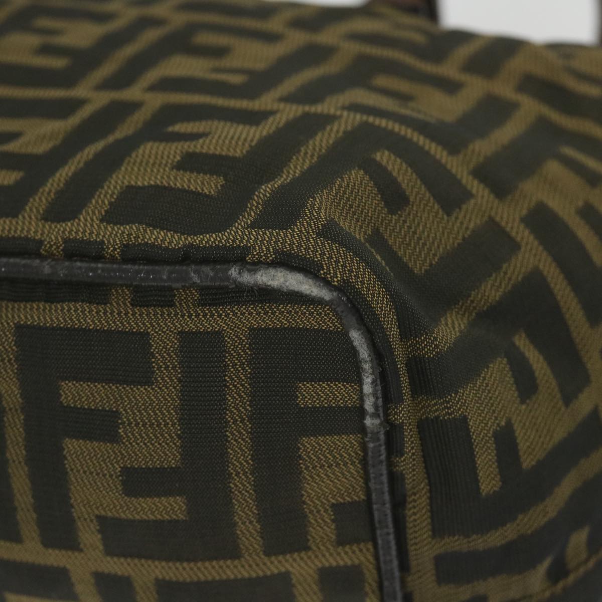 FENDI Zucca Canvas Tote Bag Black Brown 2241 26634 099ep2431