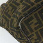 FENDI Zucca Canvas Tote Bag Black Brown 2241 26634 099ep2431