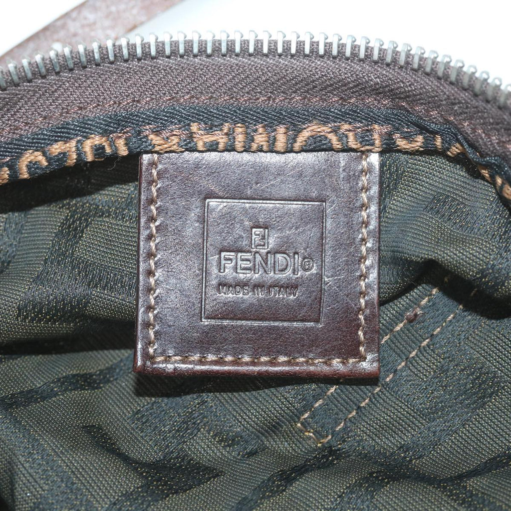 FENDI Zucca Canvas Tote Bag Black Brown 2241 26634 099ep2431