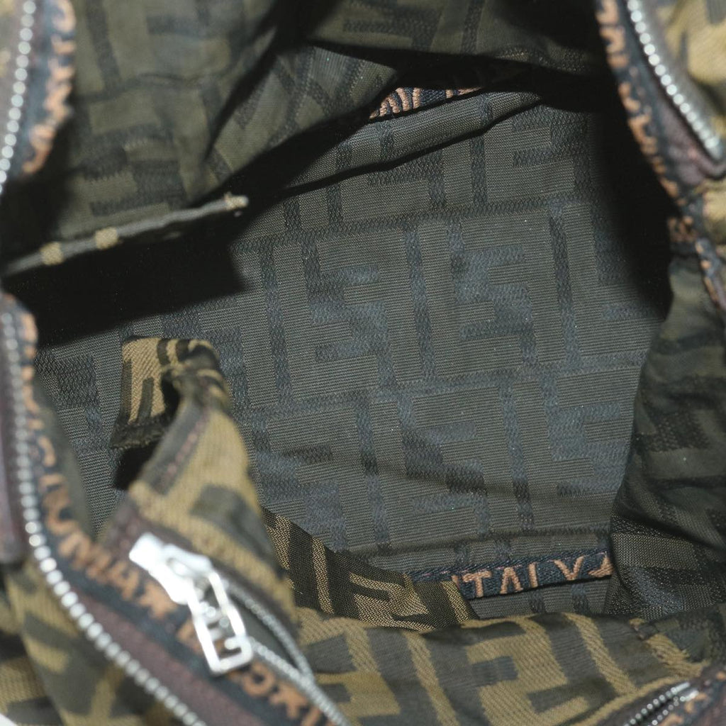 FENDI Zucca Canvas Tote Bag Black Brown 2241 26634 099ep2431