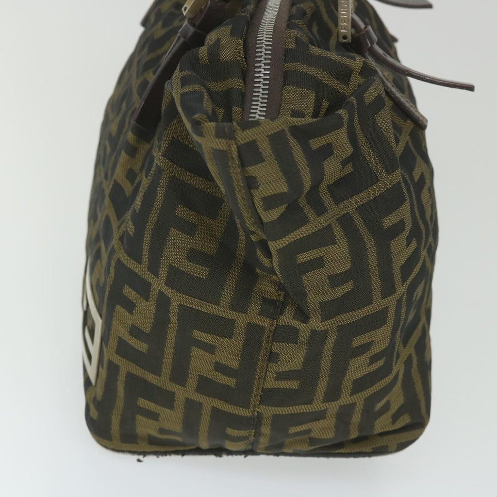 FENDI Zucca Canvas Tote Bag Black Brown 2241 26634 099ep2431