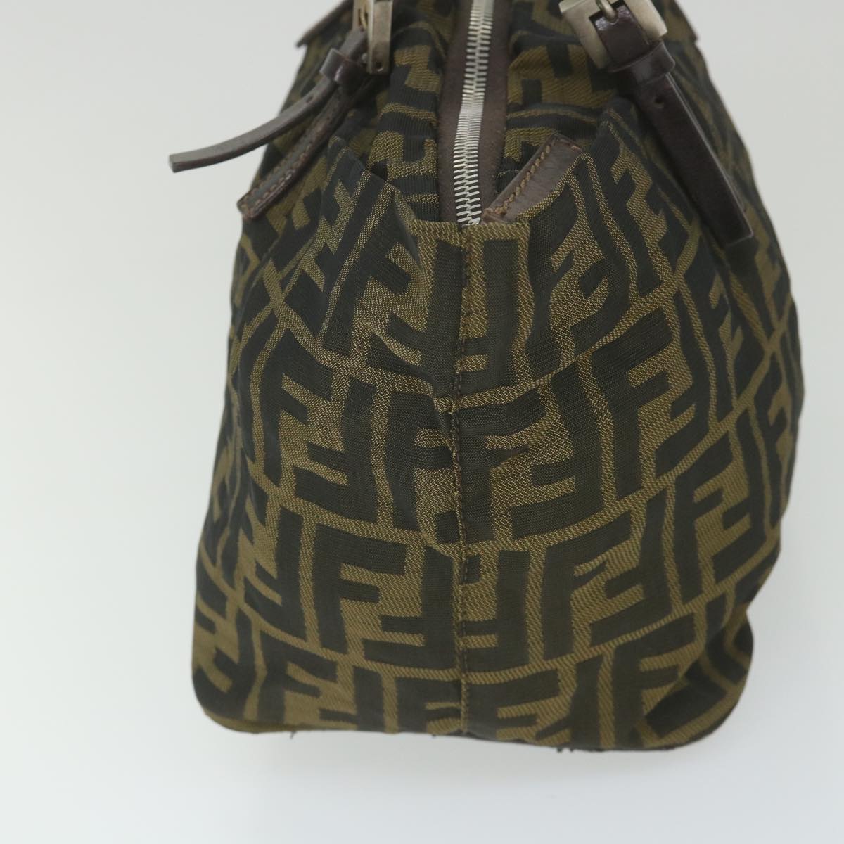 FENDI Zucca Canvas Tote Bag Black Brown 2241 26634 099ep2431
