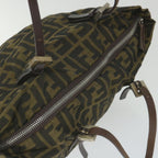 FENDI Zucca Canvas Tote Bag Black Brown 2241 26634 099ep2431