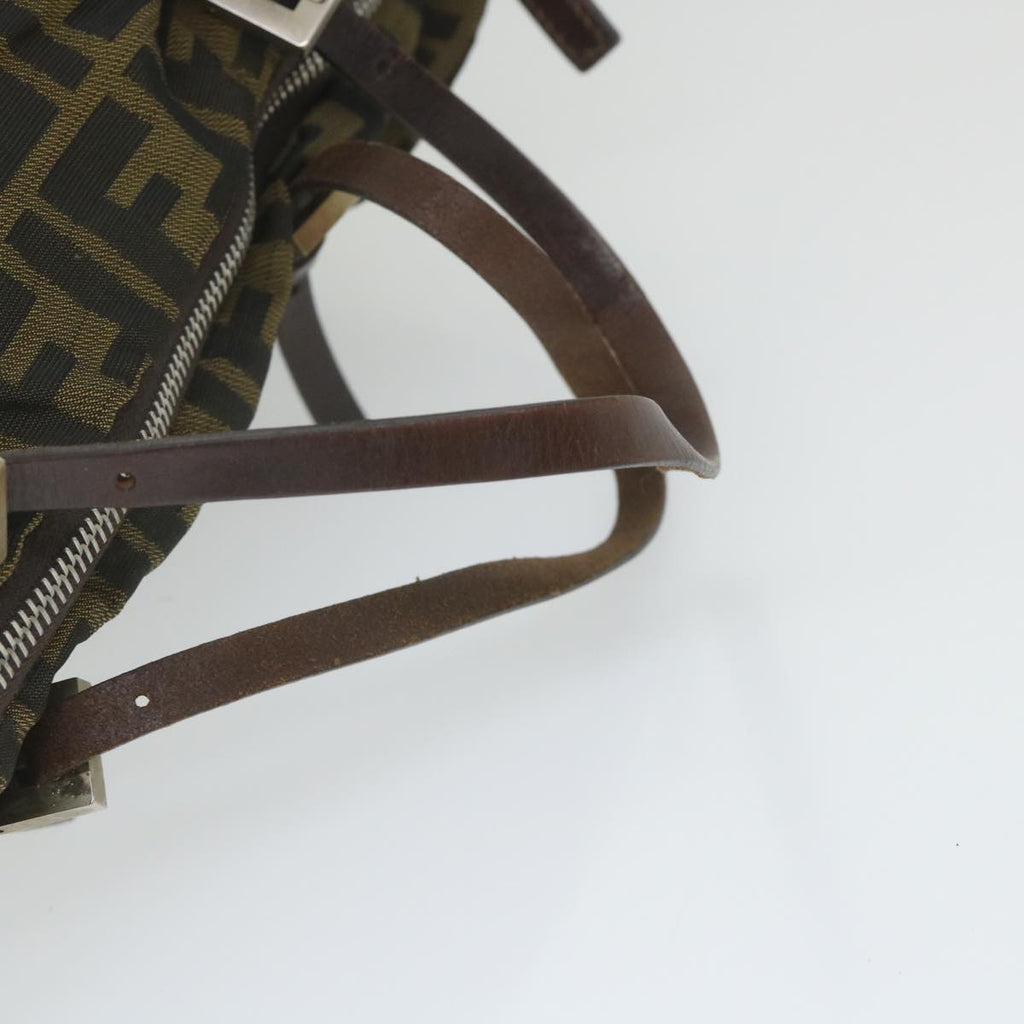 FENDI Zucca Canvas Tote Bag Black Brown 2241 26634 099ep2431