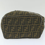 FENDI Zucca Canvas Tote Bag Black Brown 2241 26634 099ep2431