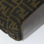 FENDI Zucca Canvas Tote Bag Black Brownep2432