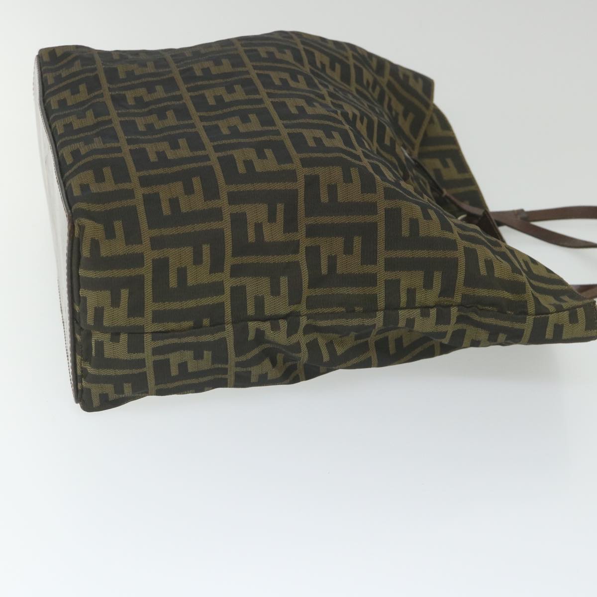 FENDI Zucca Canvas Tote Bag Black Brownep2432