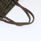 FENDI Zucca Canvas Tote Bag Black Brownep2432