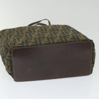 FENDI Zucca Canvas Tote Bag Black Brownep2432