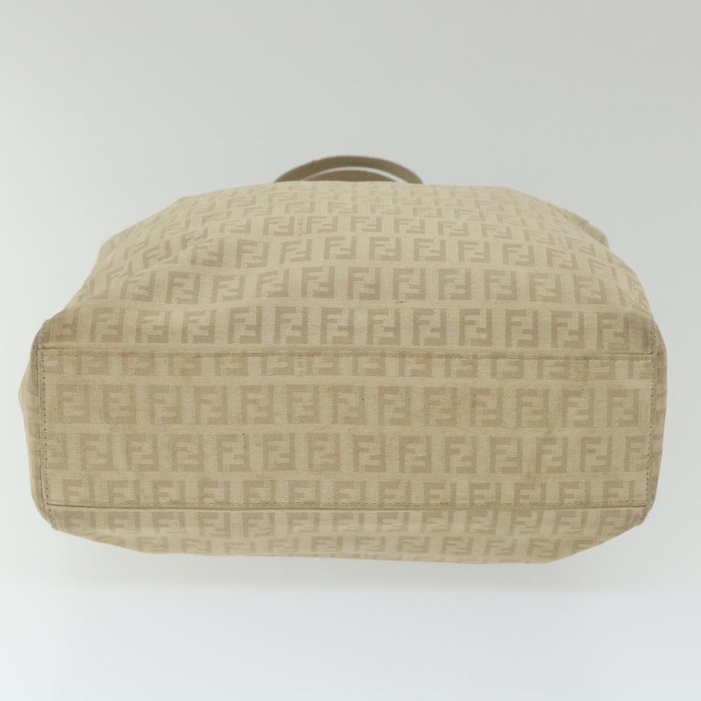 FENDI Zucchino Canvas Tote Bag Beigeep2434