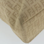 FENDI Zucchino Canvas Tote Bag Beigeep2434