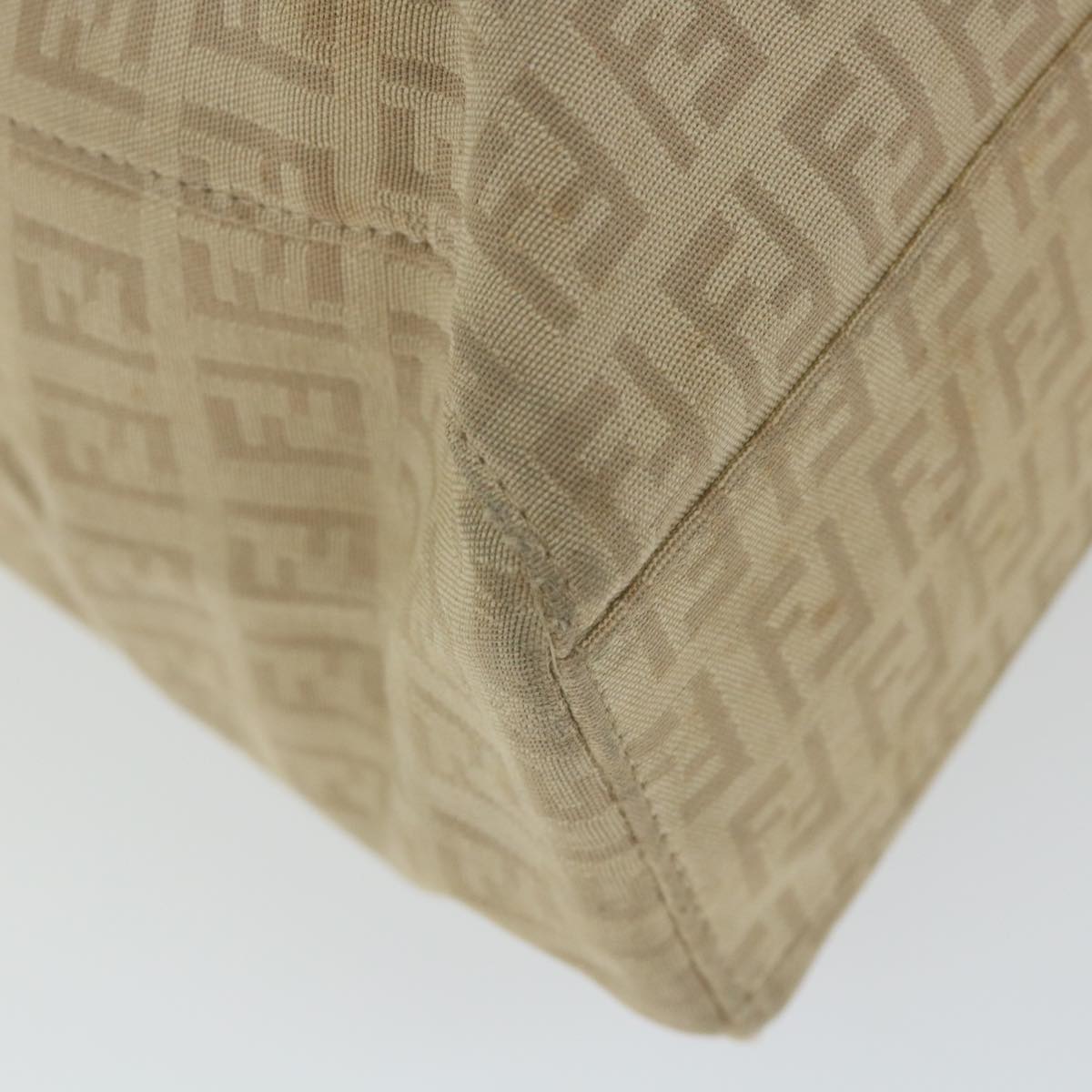 FENDI Zucchino Canvas Tote Bag Beigeep2434