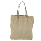 FENDI Zucchino Canvas Tote Bag Beigeep2434